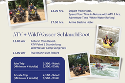 ATV + White water rafting (Join tour)