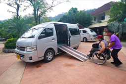 Round trip airport transfer by Accessible Van